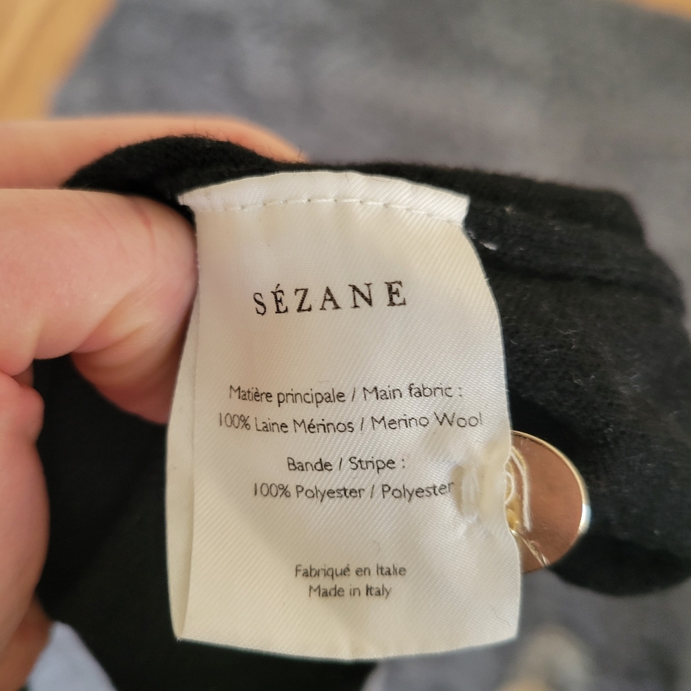 Sezane Jacob Jumper Black XS - Picture 2 of 7
